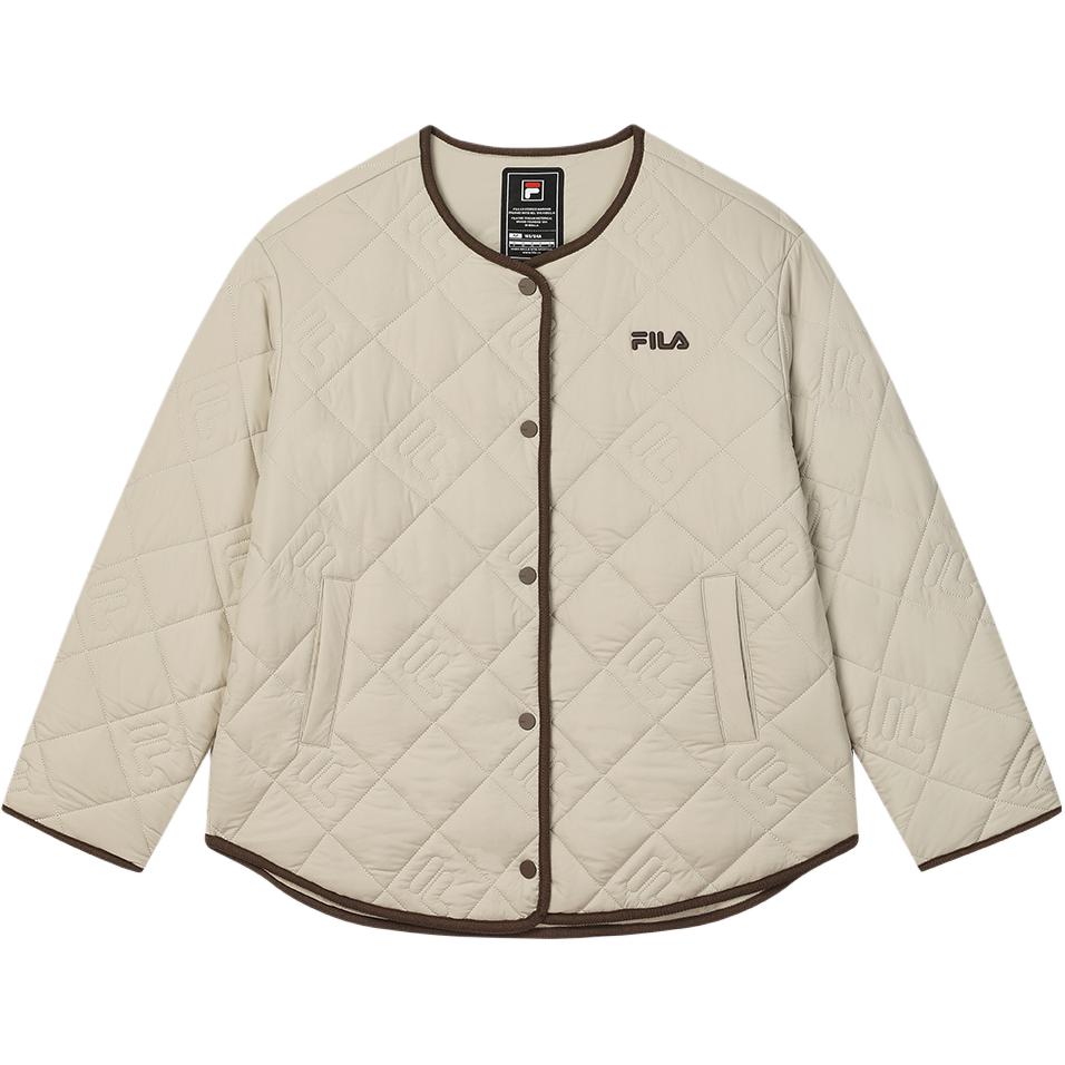 

Fila Модная повседневная теплая свободная хлопковая куртка из серии Heritage Женские куртки Изначально-желтый F11W518902F-LK M