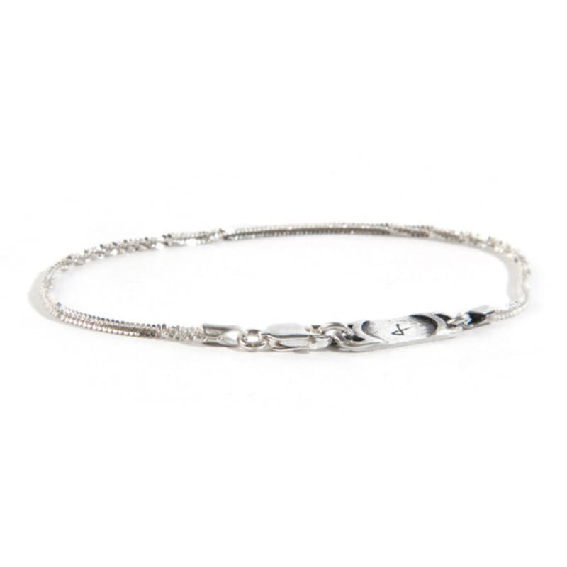 SEWNSWEN SEWN SWEN Silver SNOW ON THE BRANCHES TWIST CHAIN BRACELET
