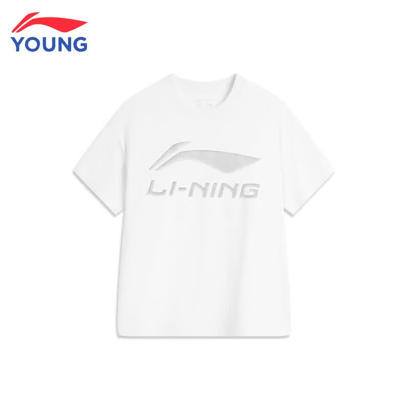 Li-Ning Boys' Summer Cotton Short Sleeve T-Shirt