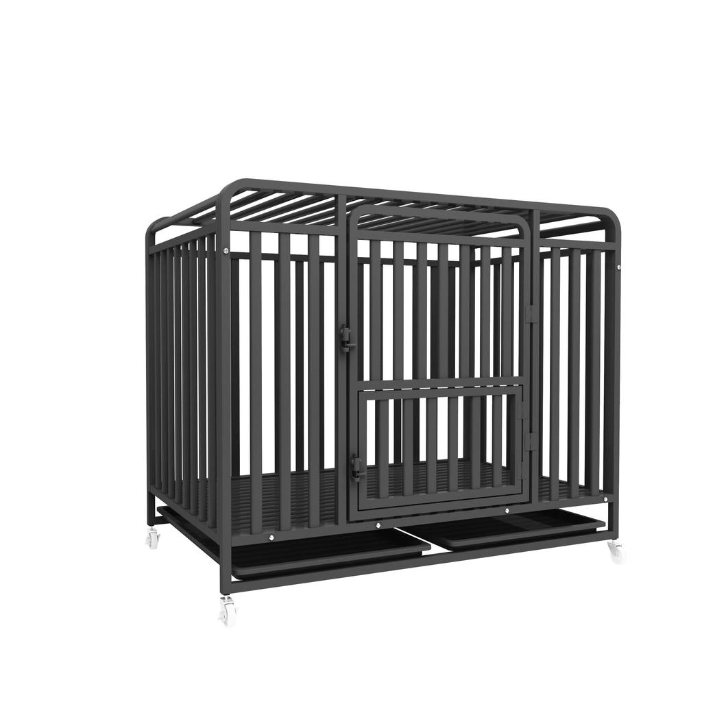 Indoor Dog Cage with Toilet Separation for Small to Large Breeds, Ideal for Golden Retrievers and Labradors