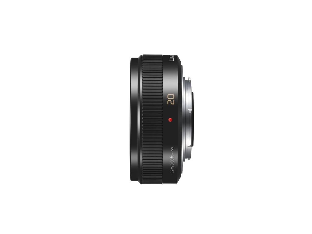 Panasonic Single Focus Lens for Micro Four Thirds Lumix G 20mm/F1.7 II ASPH. Black H-H020A-K