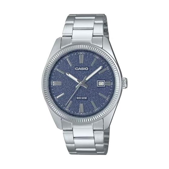 CASIO Casio MTP-1302DA-2A1 Аналоговые Кварцевые STANDARD Стандартные Серебристо-синие [Параллельный импорт]