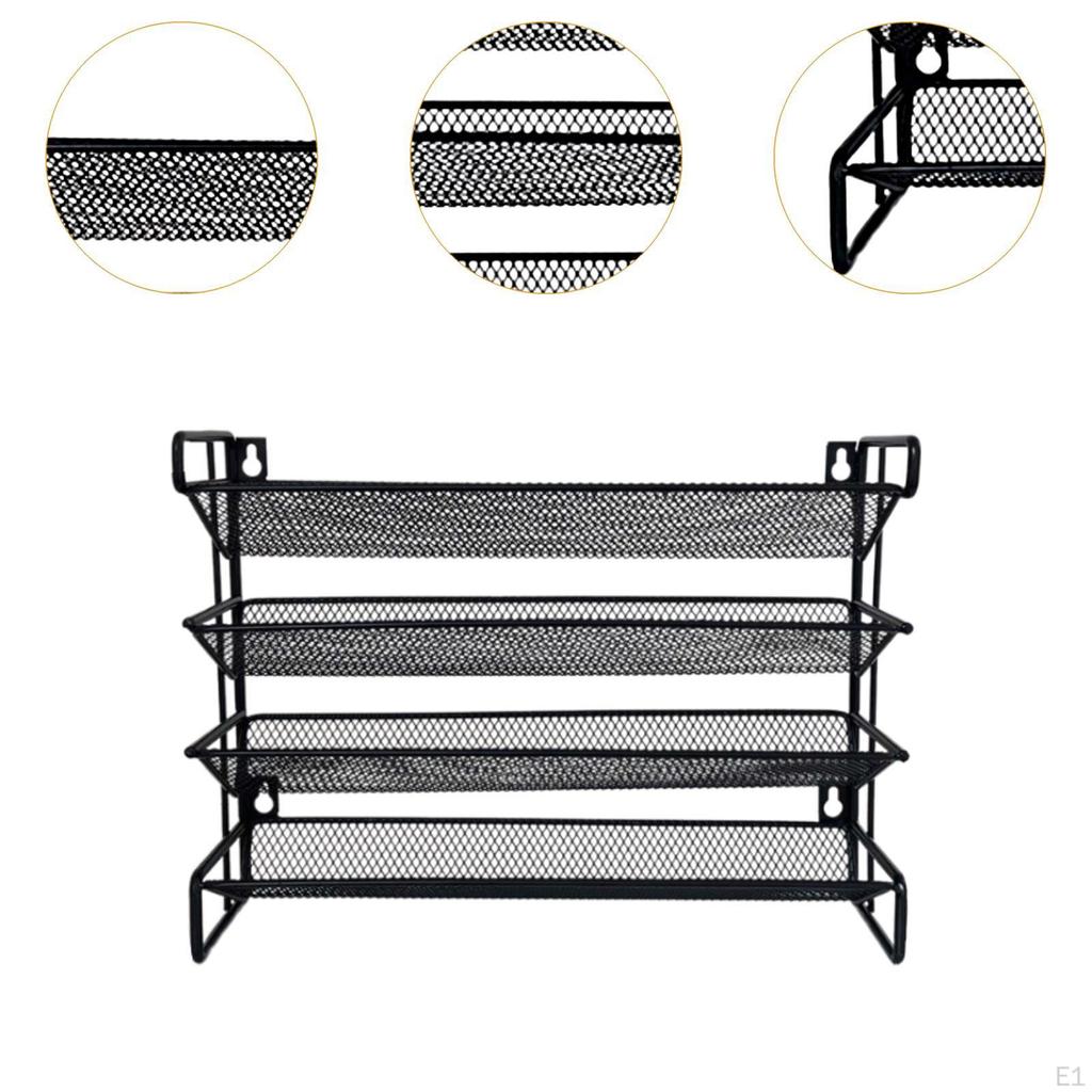 Gewürzhalter Ablage mehrschichtige Lebensmittelbox Gewürzregal für Wohnzimmer