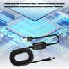 USB 5V to 12V DC5.5mm Connector Cable with Integrated Conversion Module for Compatible Low-Power Equipment and Backup Setups