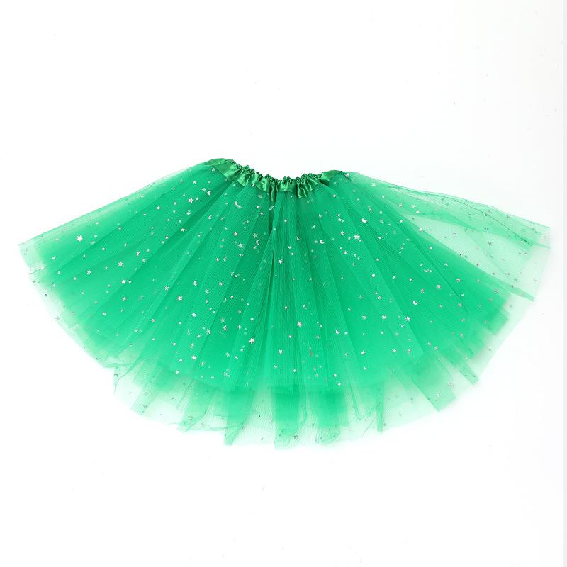 

Пышная юбка-пачка для девочек - Принцессина трехслойная балетная юбка для детей 30CM трава зеленый