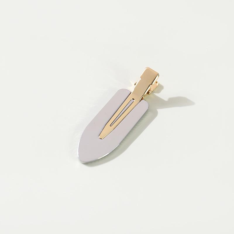 

Mona Style Gold Hairpin: Influencer Duckbill Clip & No-Mark Bangs Clip for Girls
