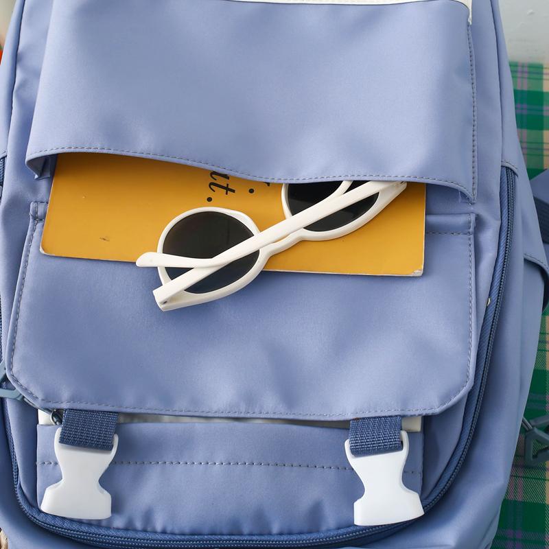 Four-Piece Backpack Set Schoolbag Large Capacity Backpack for Primary and Secondary School Students