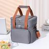 Large Capacity Crossbody Insulated Lunch Bag for Picnics and Outdoor Use