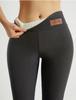Women's Winter Fleece High Waist Tummy Control Yoga Pants with Velvet, Butt Lifting & Warm Base Layer