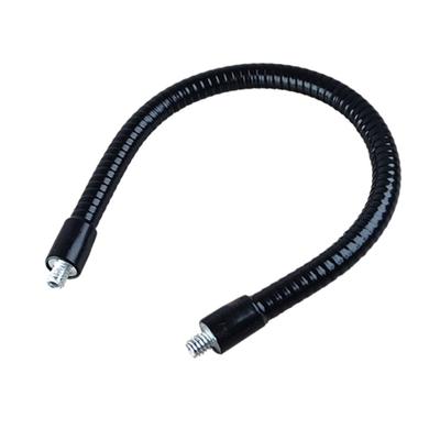 Adattatore per treppiede in acciaio inossidabile da 1/4 di pollice maschio a 3/8 di pollice maschio, tubo flessibile a collo d'oca con foro per accessori fotografici