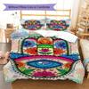 Nazar Boncuğu Pattern Bedding,Quilt Set Quilt Cover Pillowcase Home Birthday Gift (1 * duvet cover + 2 * pillowcase, without core)