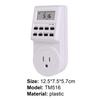 TM516 Comutator Temporizator Programabil Ciclic Săptămânal Priză de Perete Temporizator cu Afișaj Digital Priză Temporizată pentru Casă