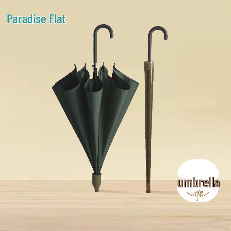 Paradise Large Windproof Semi-Automatic Straight Umbrella