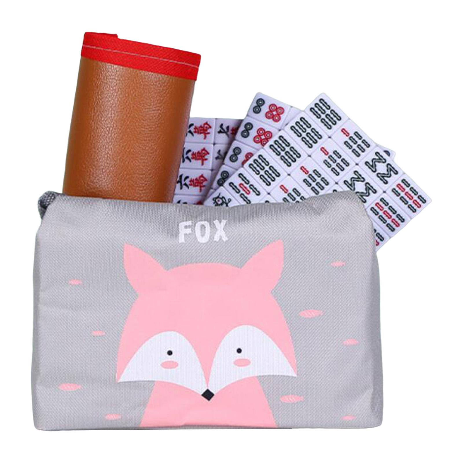 Горячий Мини Набор Маджонг Портативный Маджонг Дорожная Сумка для Переноски Коврик для Стола Маджонг Развлечение для Вечеринки в Помещении Казуальная Настольная Игра 26мм