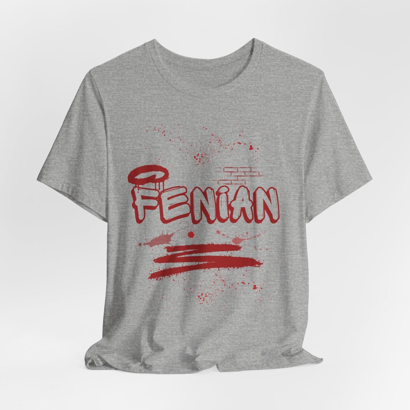 Fenian graffiti T-Shirt | Irish Themed street art Unisex 3XL