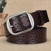 Hollow needle buckle women's belt - casual belt for jeans