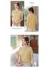 Mother's Day 2026 Ice Silk Short-Sleeve Blouse - New Style, Lightweight Knit for Middle-Aged & Elderly Women