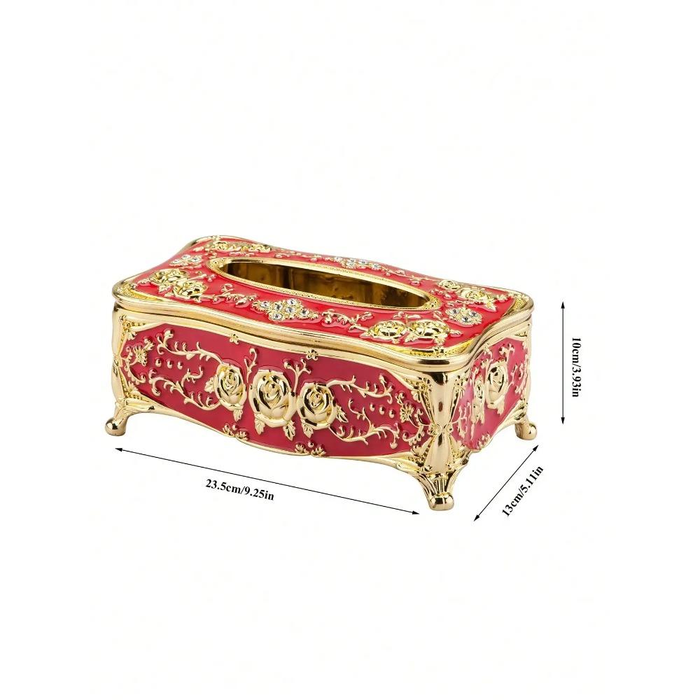 A European Tissue Box Restaurant Napkin Extraction Box Desktop Storage Box
