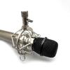Microphone Recording Shock Mount with Suspension Cords and Stand Fitting for Home Studio Tables, Podcasts, and Streaming Duty