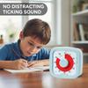 Visual Timer for Kids 60 Min Silent Countdown Clock Time Management Tool for Study Focus ADHD Classroom Kitchen Gadget