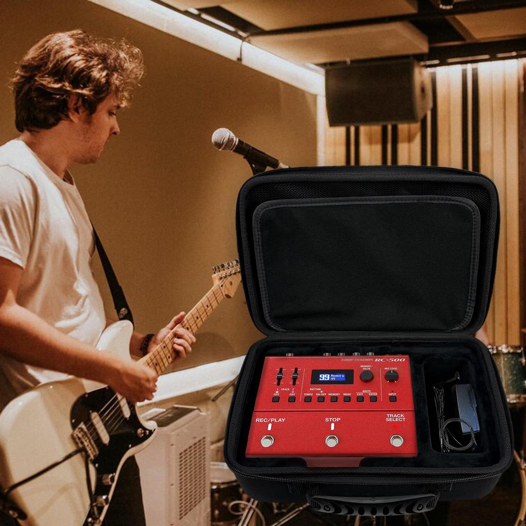 Musiin Vocal Performer Case for Boss Vocal Effects and Loop Station Comfortable Handle and Adjustable Shoulder Strap for and Portable Shockproof