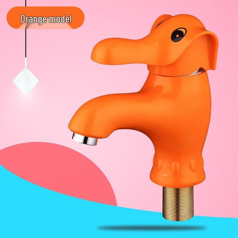 OEING Cute Cartoon Elephant Washbasin Faucet