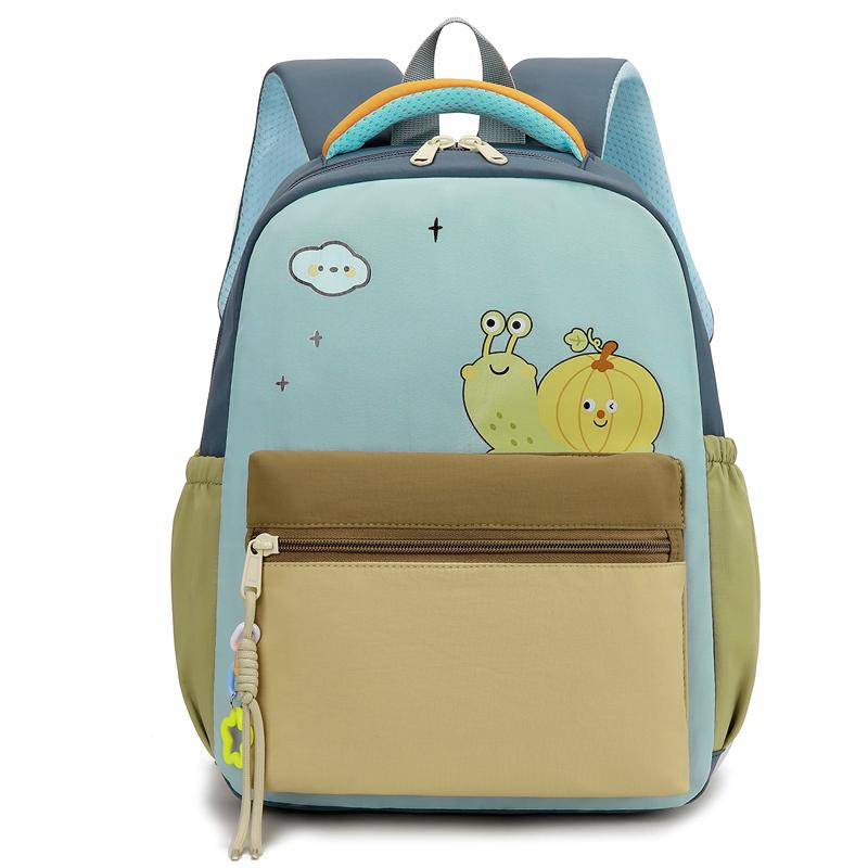 Children's Schoolbag Contrast Kindergarten Backpack Lightweight Backpack for Boys and Girls
