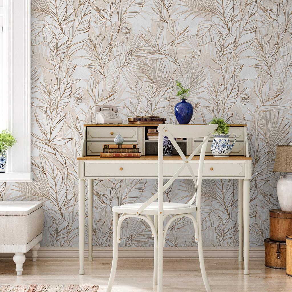 Gemustert Grün Bemalt Verdickte Tapete Selbstklebend Esszimmer Hintergrund Wandkunst Tapete Schlafzimmer Wohnzimmer Tapete