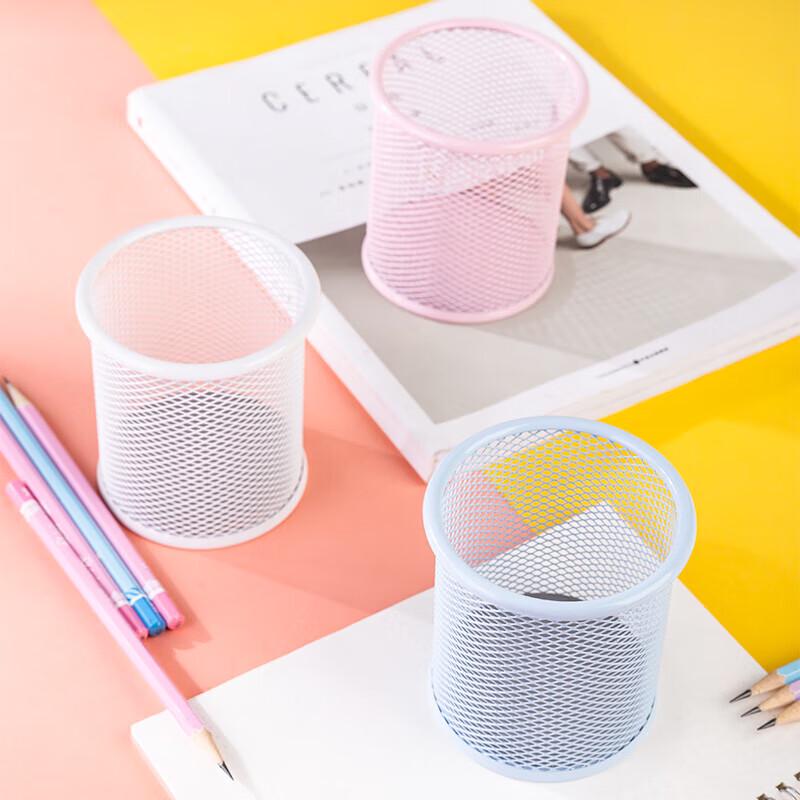Deli Mesh Metal Pen Holder