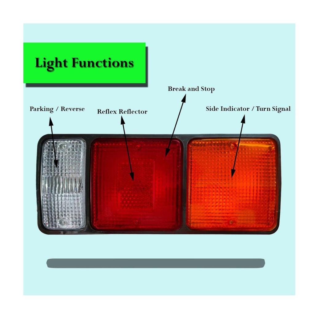 Rear Combination Tail Light Assembly 24V – Fits Mitsubishi Canter / Fuso FE111 FE114 FE444 FB511 1994–1997