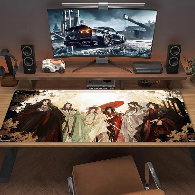 WangXian Color Mouse Pad Large Gaming Table Cushion Non-slip Laptop Tablet Big Mousepad XXL Mat Mini PC Playmat With Lock edge