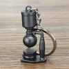Fashionable Metal Espresso Accessory Keychain Fashion Key Pendant Coffee Theme Pendant Unisex Present for Coffee Fan