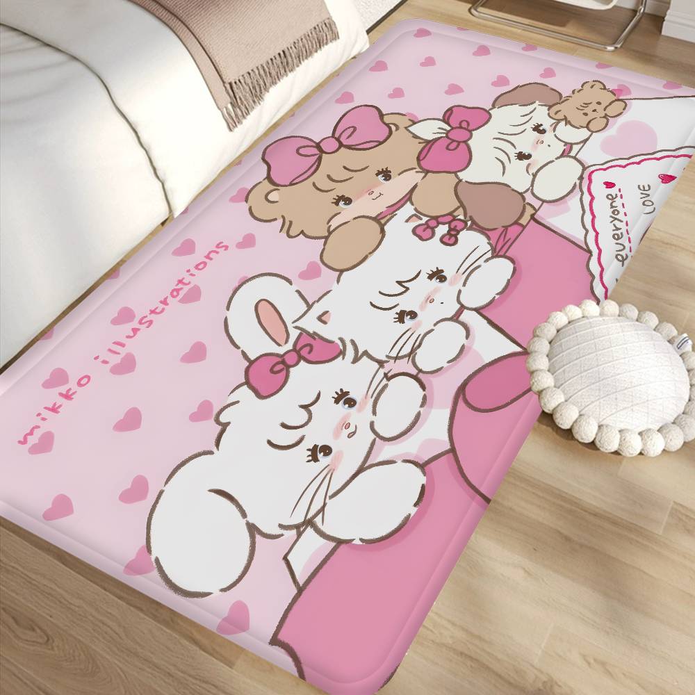 M-Mikko C-Characters Room Mats Cheaper Anti-slip Modern Living Room Balcony Printed Welcome Rug