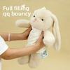 Skirt Rabbit Floral Plush Doll Childrens Animal Toy Pp Cotton Soothing Gift
