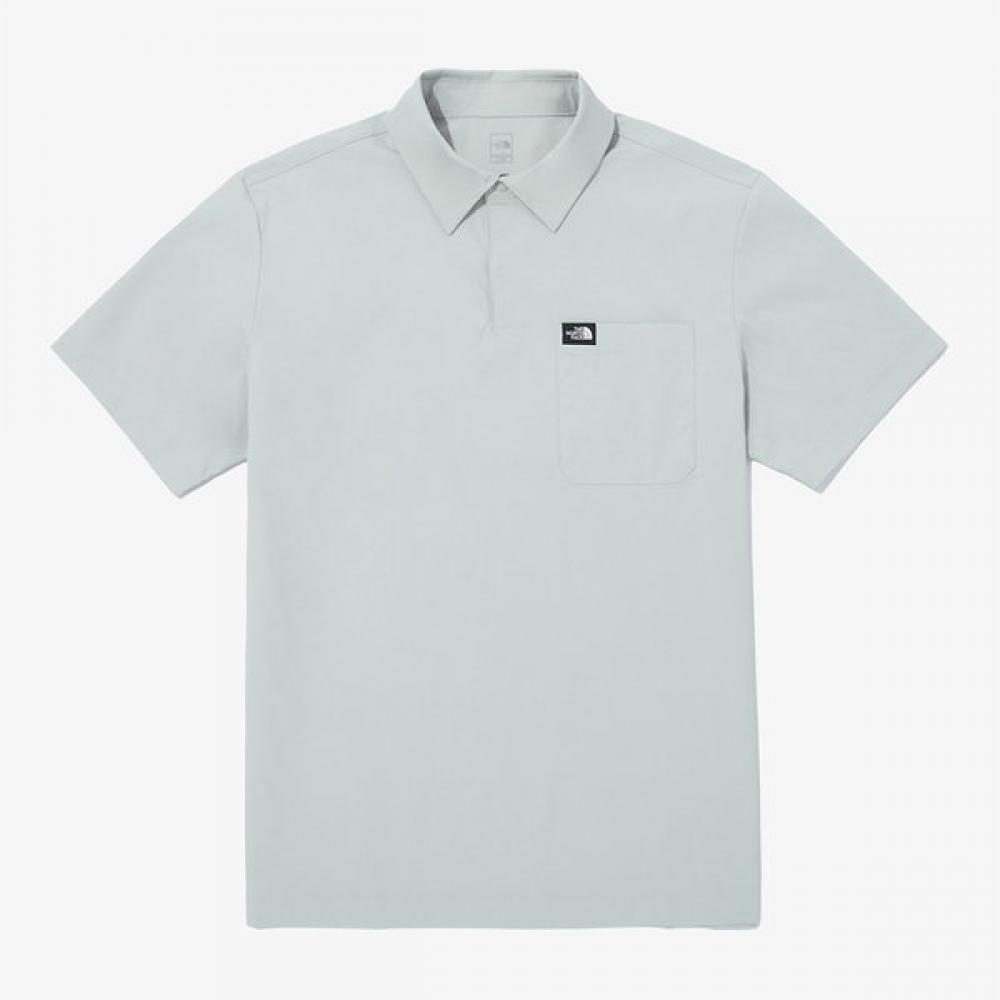 

The North Face Men S All Round Ex Short Sleeve Polo Nt7pq05c GRAYISH BLUE/090