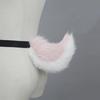 Kaninchenschwanz Verstellbarer Gürtel für Cosplay Halloween Party Kostüm Anime Kostüm Zubehör Tier Schwanz Weicher Tier Schwanz