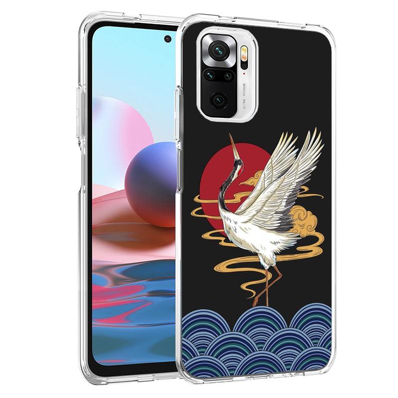 Japanese Style Wave Art Cover Phone Case For Xiaomi Poco F7 Ultra X7 X6 X5 Pro M7 Redmi 15C 15 13C 13 12C 12 10C 10 9A 9C 9T 9 S