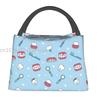 Teeth And Braces Insulated Lunch Tote Bag for Women Tooth Resuable Cooler Thermal Bento Box Work Travel Lunchbag