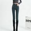 2022 Winter Stretch Skinny Jeans Korean HighWaisted Fashion Leisure Warm Thicken DenimPencil Pants Velvet Fleece Jeans Women