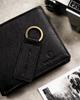 Gift Set: Men's Leather Wallet and Keychain - Peterson
