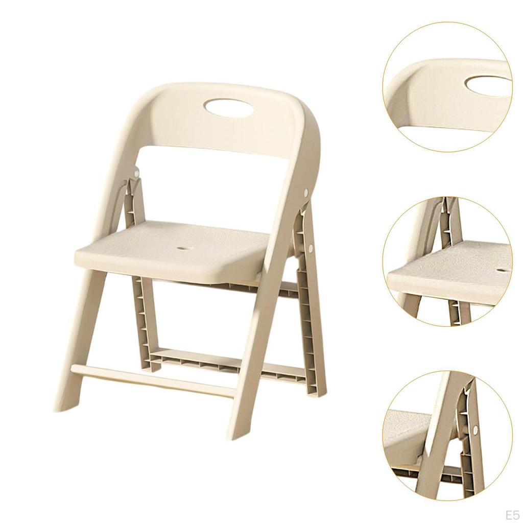 Kids Chair Child Seat Study Anti Slip Lightweight School Stack Folding for Nursery Home