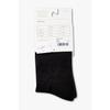 [Unisex] Half Crew Socks_Black VR15374005
