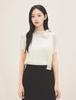 ROEM See-Through Ribbon Tie Blouse Rmblg26Rt5