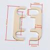 1Pair Pure Copper Speaker Connection Piece Four Column Thick Copper Straight Piece DIY Double Line Terminals Socket Clip
