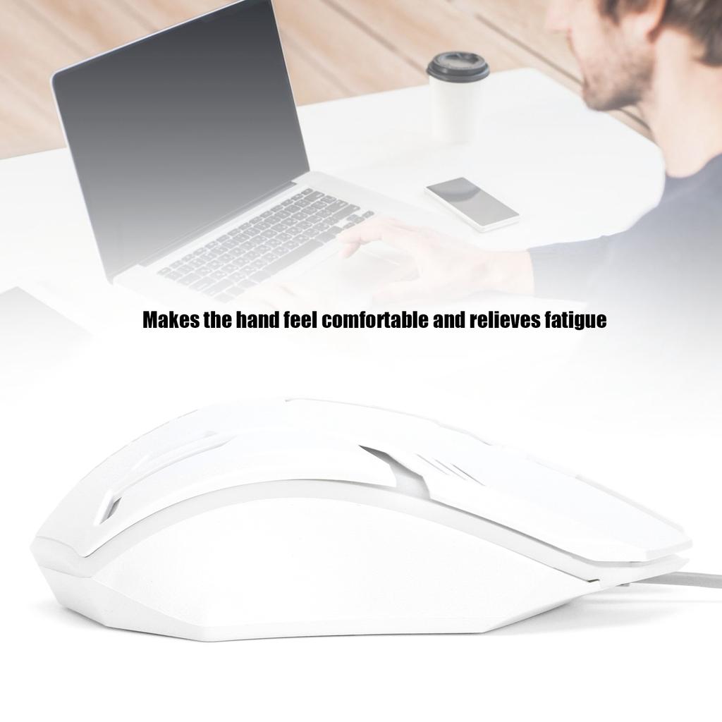Wired Mouse USB Port Gaming   Business Luminous Optical Computer Accessories