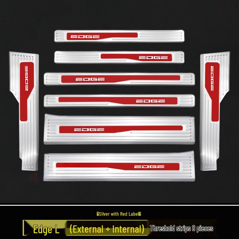 2023-2025 Ford Edge L: Door Sill Strips, Welcome Pedals, Stainless Steel Trunk Protector, Decorative Stickers