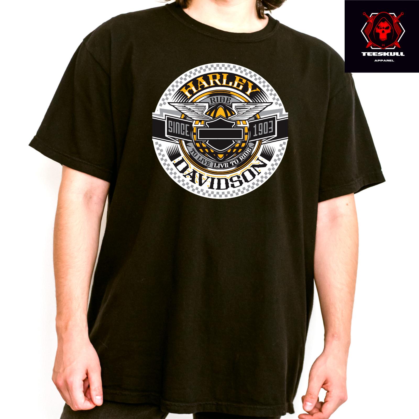 HarleyDavidson ince 1903  Biker Tees Unisex T-shirt S3XL XL