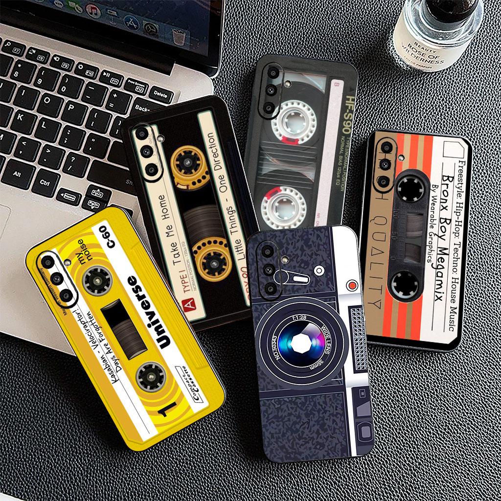 Phone Cover for Apple iPhone 17 Pro XS Max Air 6 Plus X 5 + SE 2022 SE2 16E XR Case  Retro Camera Vintage Cassette Tape Old