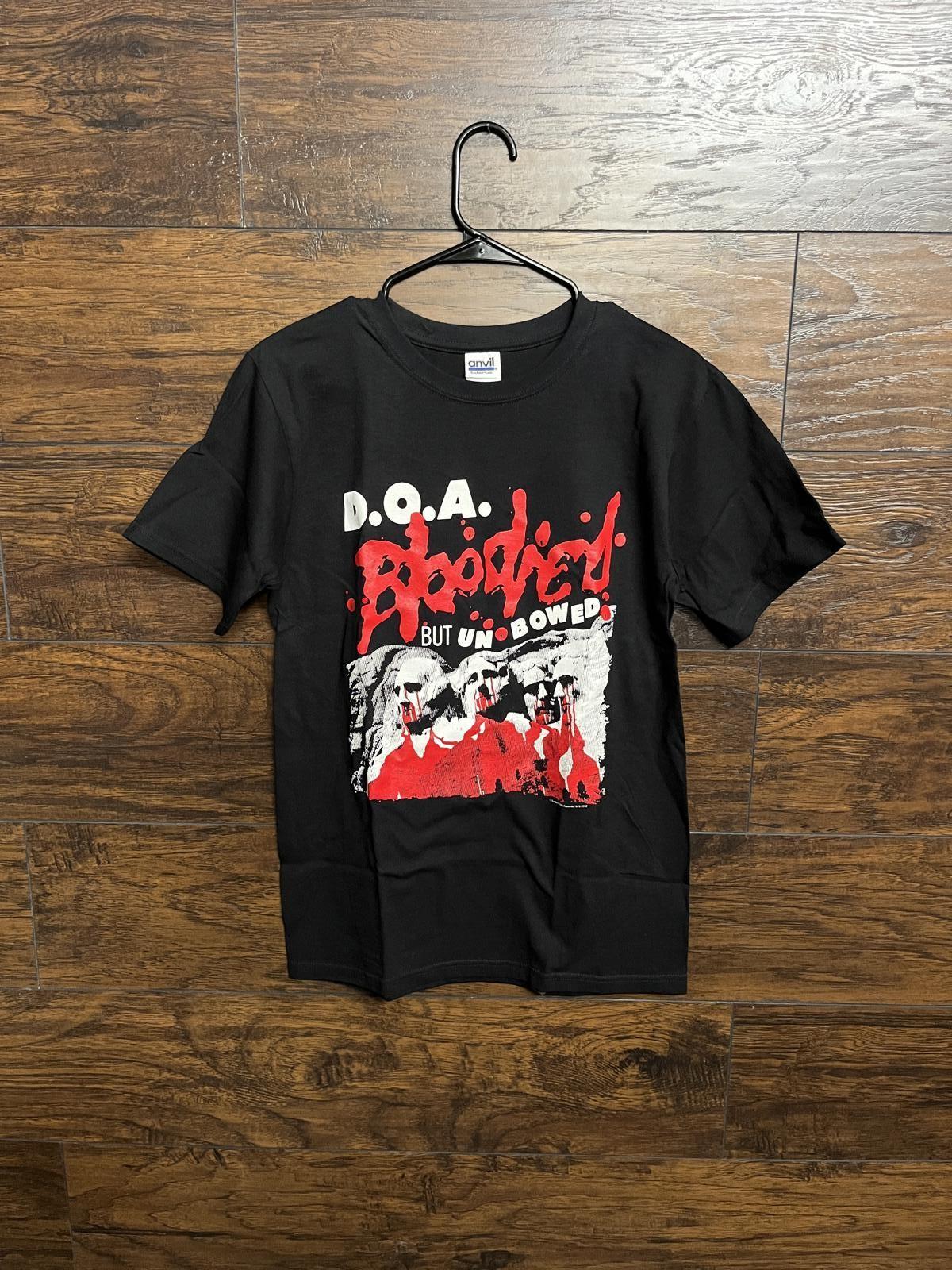 DOA Tee Bloodied but Unbowed - 2012 Mt Rushmore DOA T-shirt XXXXL