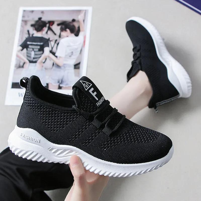 Shoes summer new casual running shoes women's shoes breathable single shoes soft-soled sports shoes comfortable